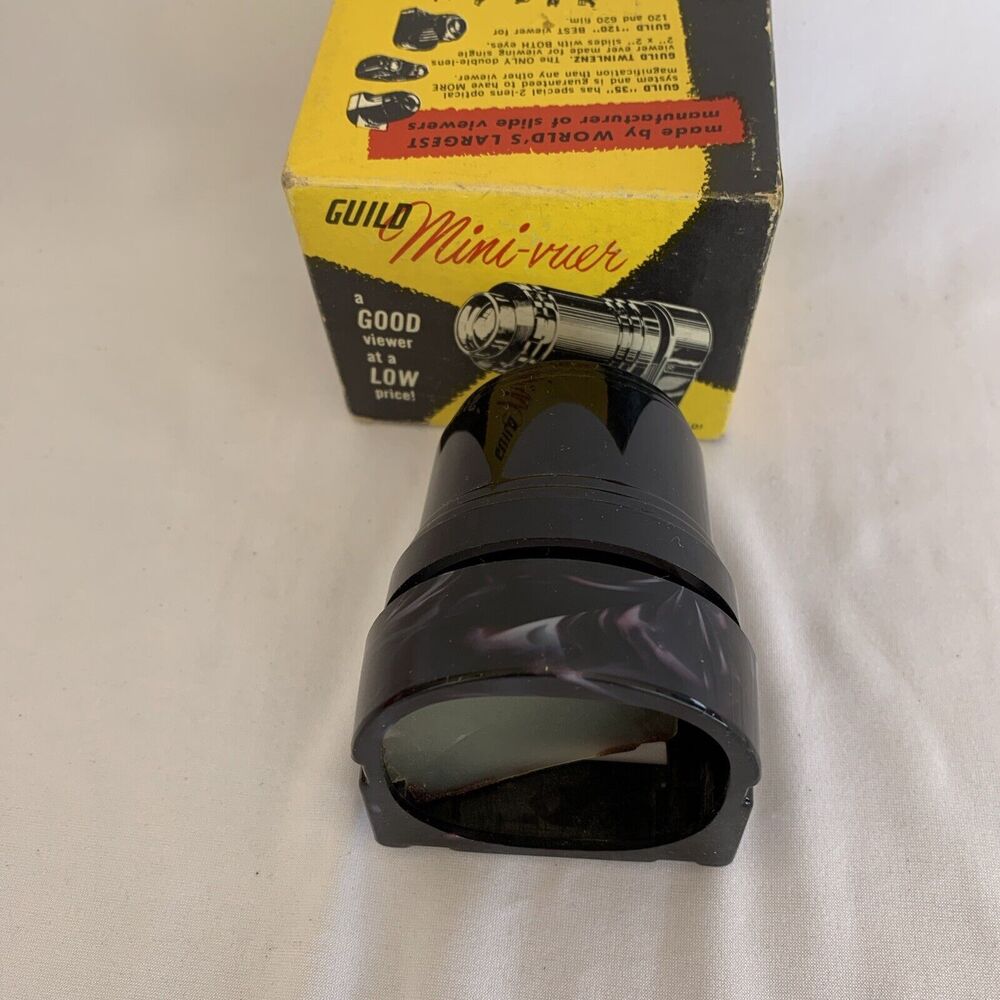 VINTAGE ANTIQUE‎ Guild Mini-Viewer W/ORIG BOX 2" x 2" PHOTO Slides PHOTOGRAPHY - Picture 6 of 7